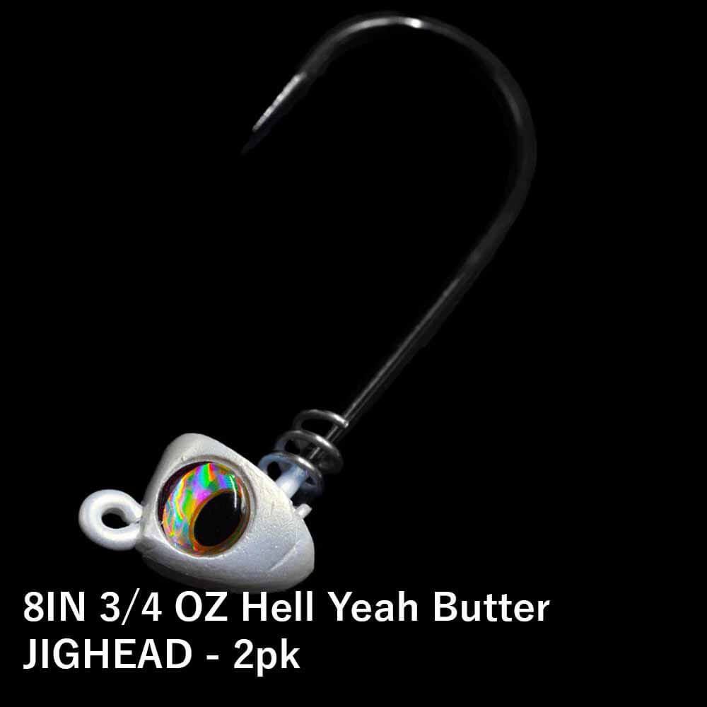No Live Bait Needed (NLBN) 8" Jig Heads