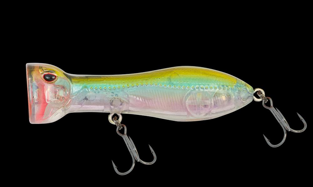 Nomad Design Chug Norris 72 CHUG72ATFR-AG Autotune Freshwater Popper (3", 3/8 oz.) - Aqua Ghost