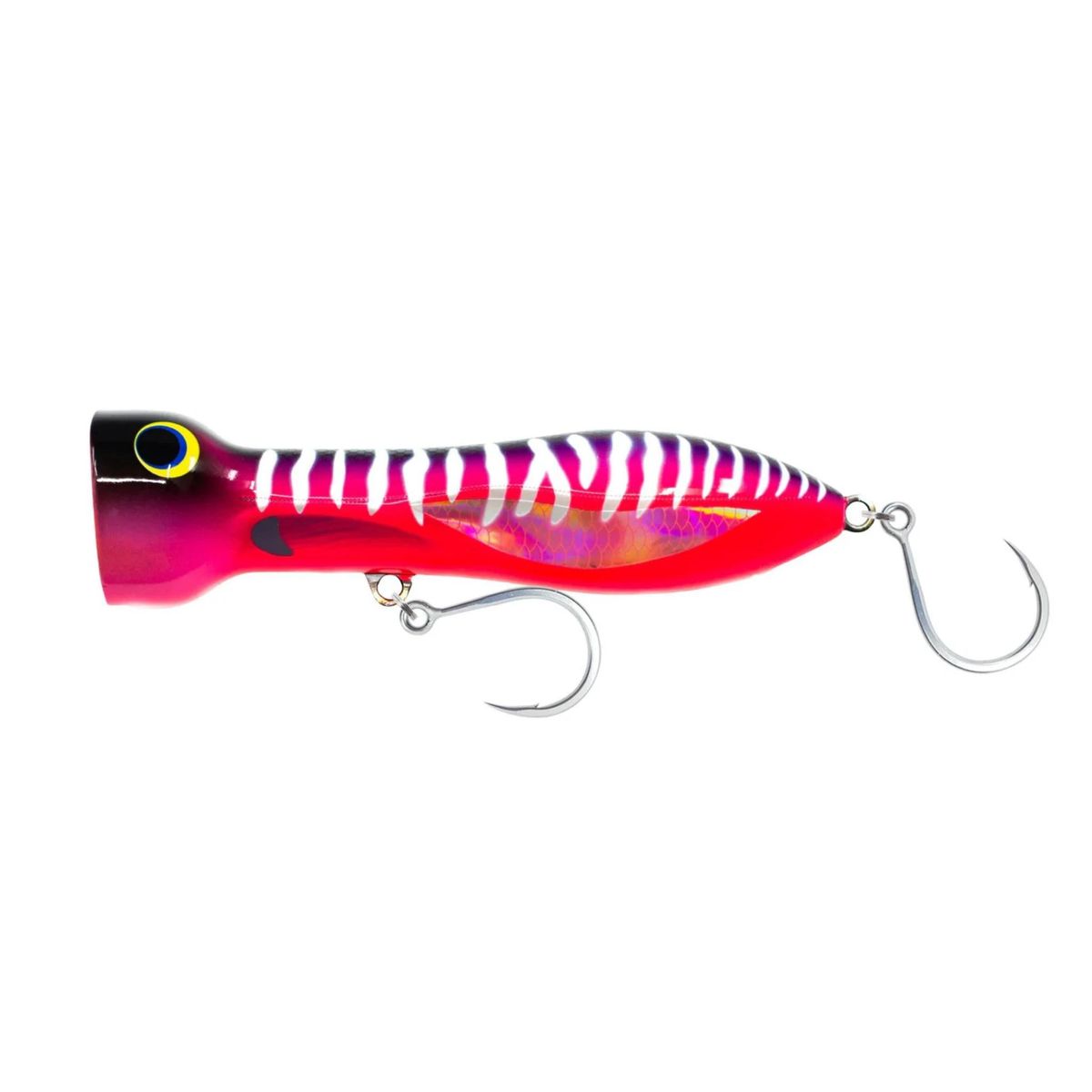 Nomad Design Chug Norris 150 CHUG150-HPM Saltwater Popper (6", 3oz.) - Hot Pink Mackerel