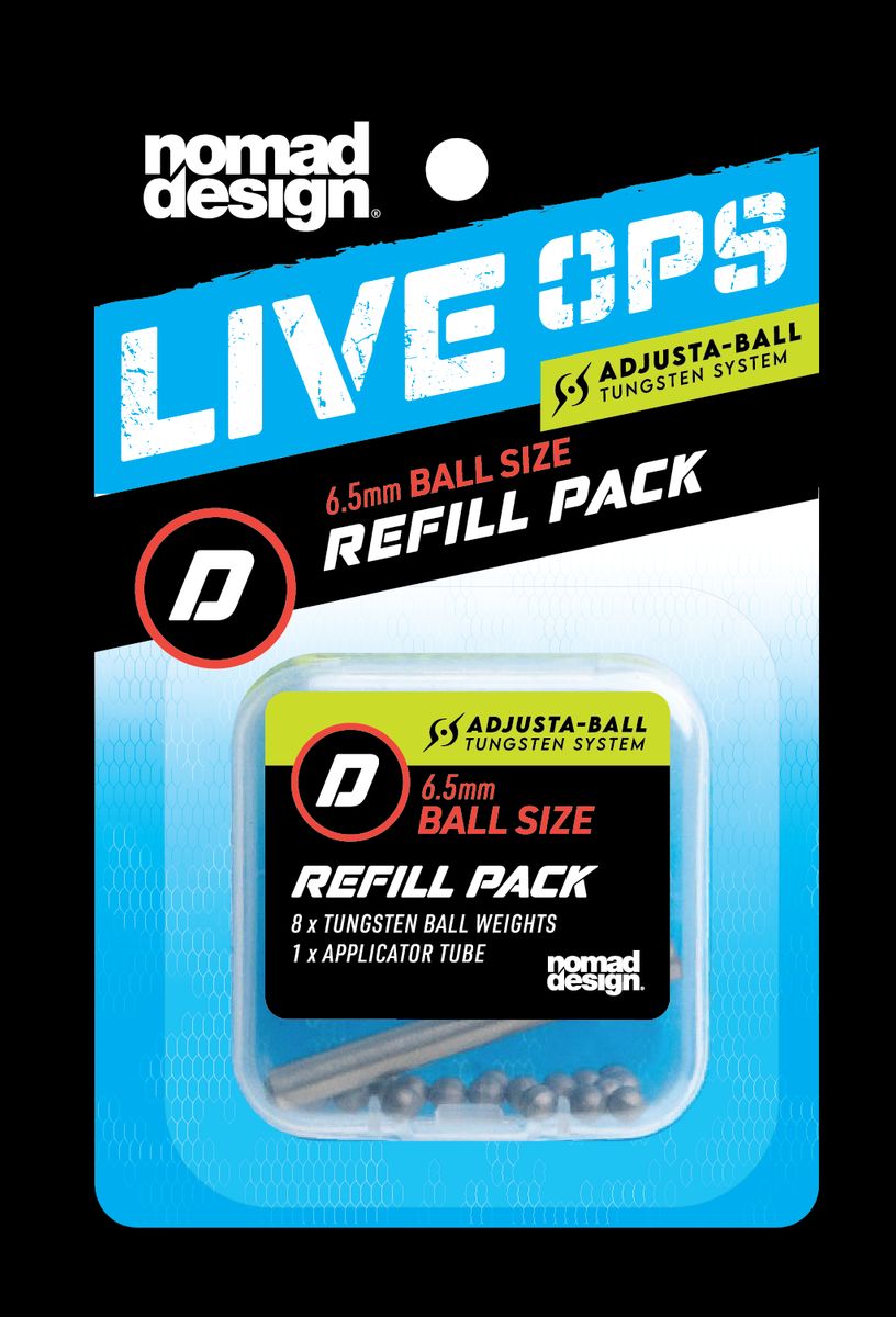 Tungsten 6.5mm Adjusta-Ball Refill Pack (Ball D - 8pcs)