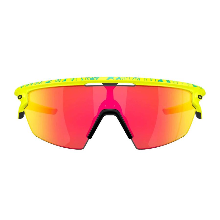OAKLEY SPHAERA INNER SPARK COLLECTION MATTE TENNIS BALL POLARIZED SUNGLASSES