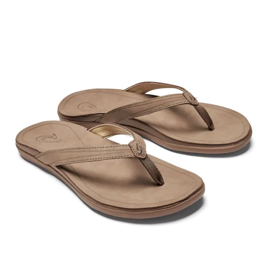 OLUKAI 'AUKAI LEATHER SANDALS