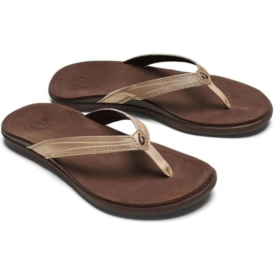 OLUKAI 'AUKAI LEATHER SANDALS