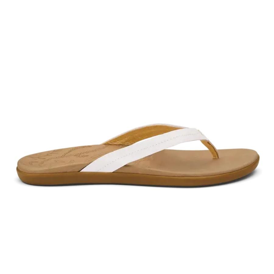 OLUKAI HONU LEATHER SANDALS