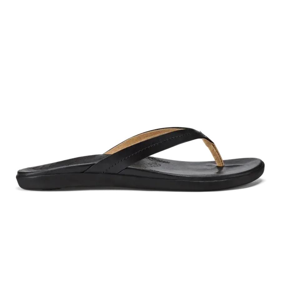 OLUKAI HONU LEATHER SANDALS
