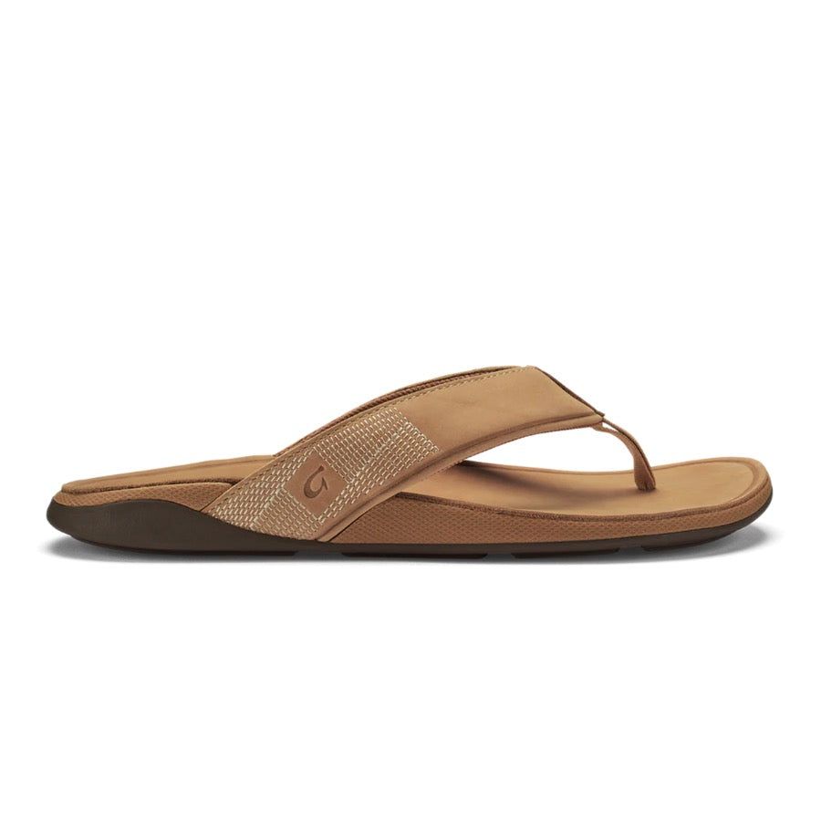 OLUKAI TUAHINE LEATHER SANDALS