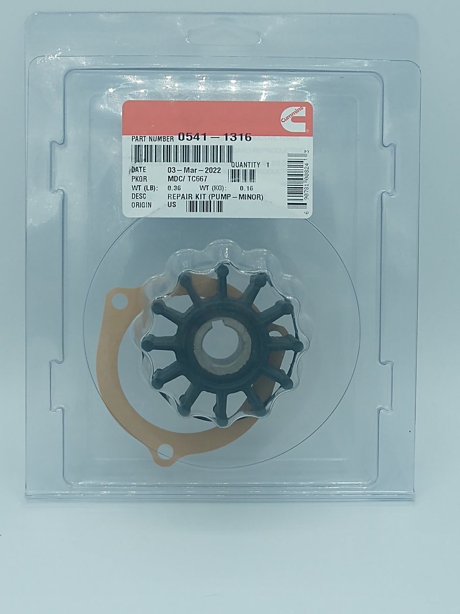 IMPELLER KIT (PUMP-MINOR) P/N 541-1316