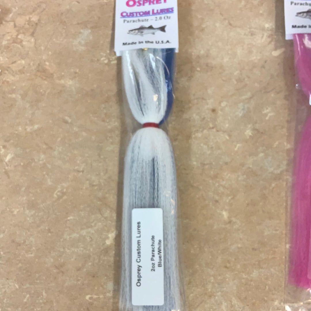 Osprey Custom Lures Bullet Nose Parachute Jigs