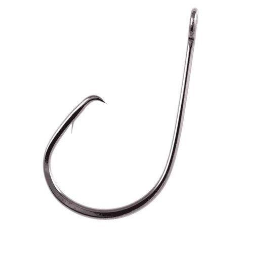 Owner 5114-161 Mutu Light Circle Hooks - Black Chrome (3 Pack), Size 6/0