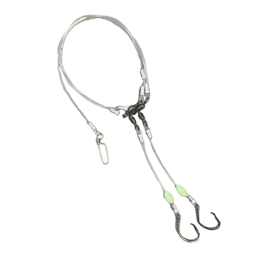 DEEP DROP 2 HOOK RIG WITH BEAD