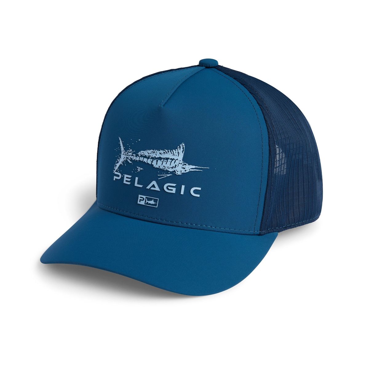 Pelagic Echo Gyotaku Performance Trucker Hats