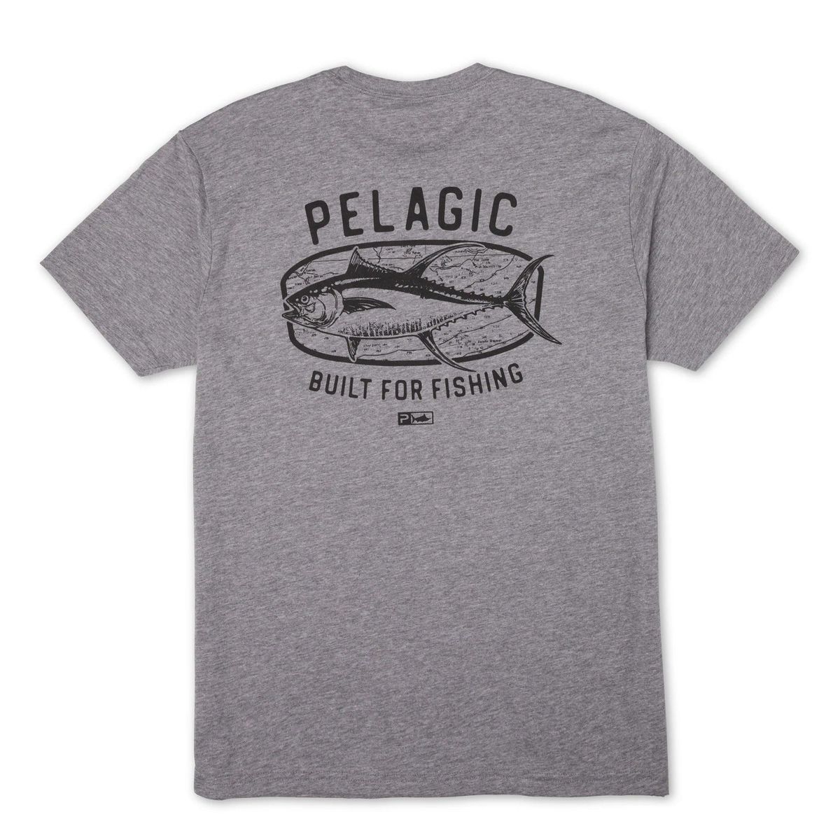 Pelagic Map Fish T-Shirt - Size M (HN)