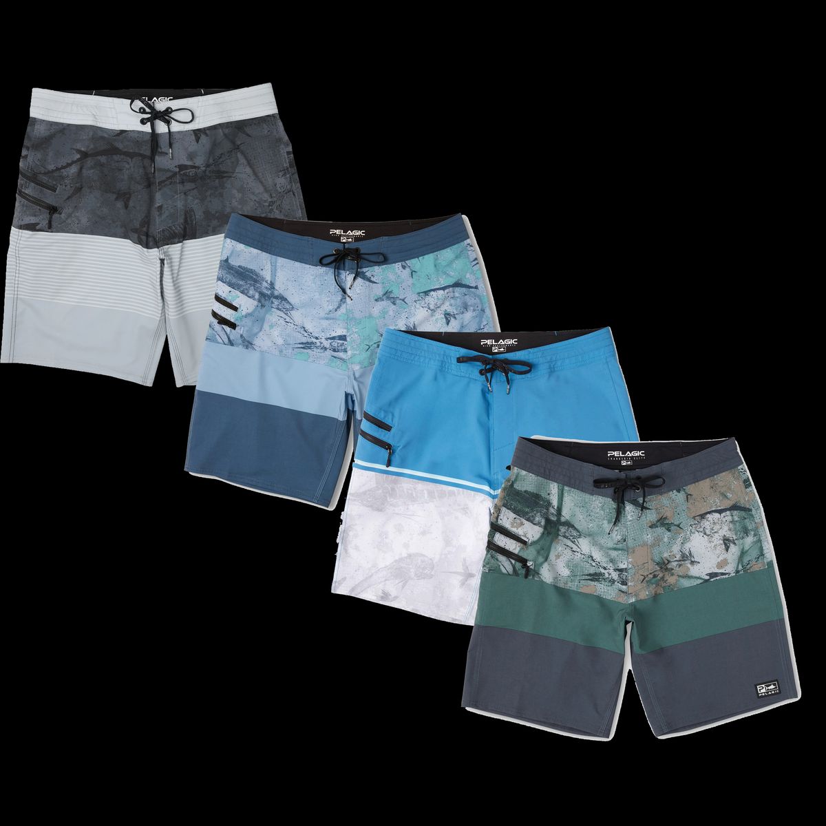 PELAGIC Strike Boardshorts 19"