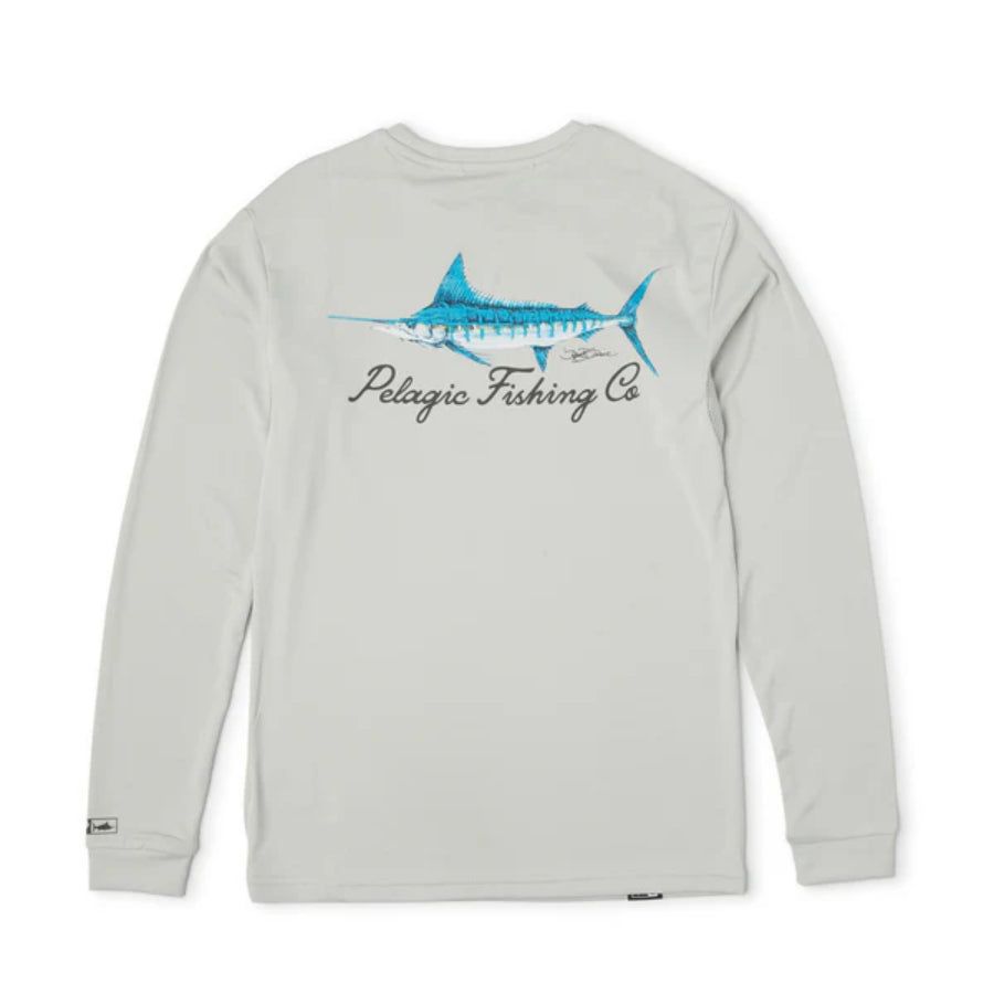 PELAGIC YOUTH AQUATEK GOIONE MARLIN FISHING SHIRT