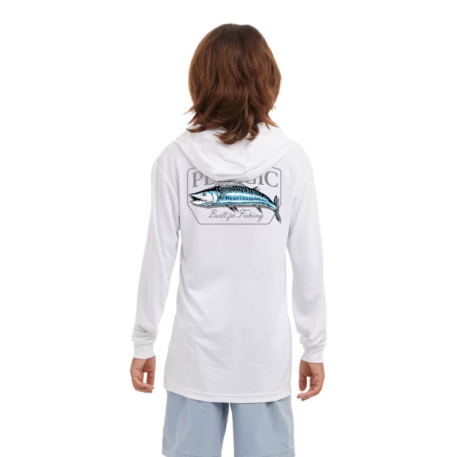 PELAGIC YOUTH AQUATEK WAHOO'D HOODED FISHING SHIRT