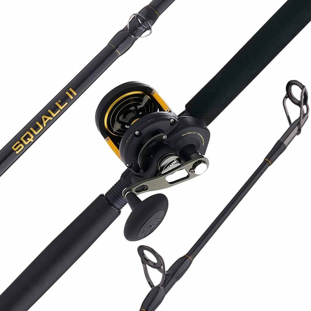 Penn Squall II Lever Drag Combo