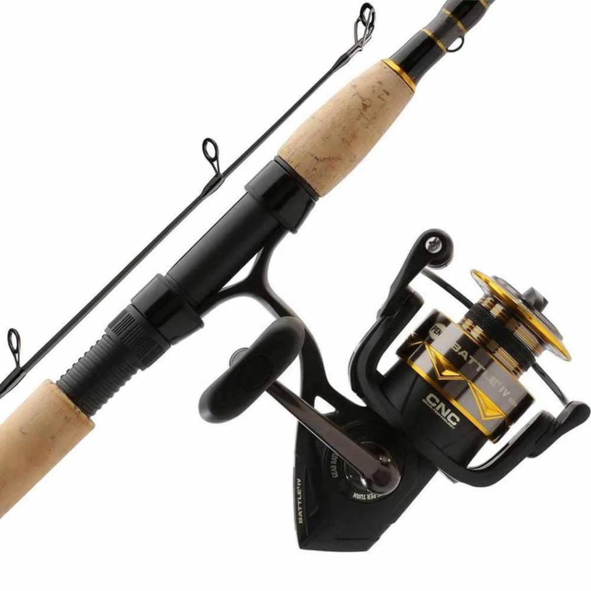 Penn Battle IV BTLIV3000701ML Spinning Combo (BTLIV3000 with 7', 1pc., 8-15lb., Medium Light Rod)