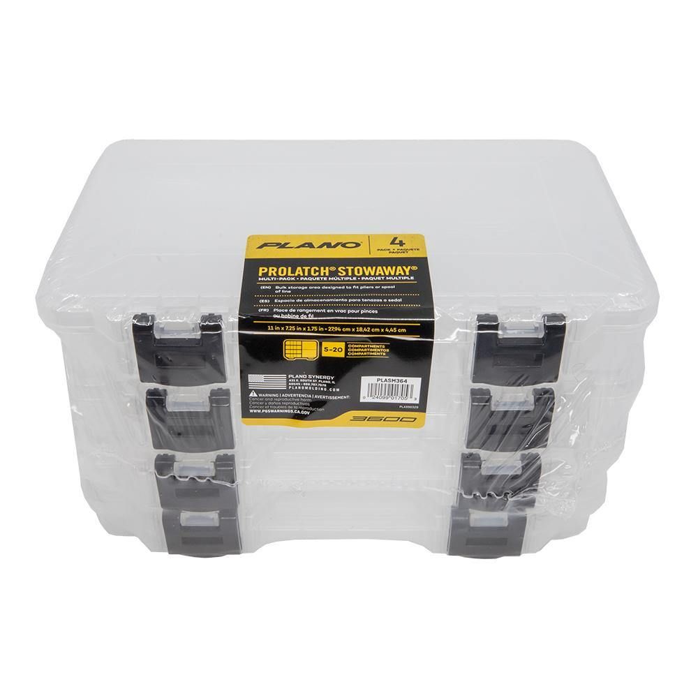 Plano 3650 ProLatch Stowaway 4-Pack