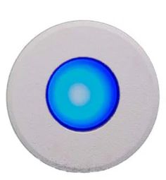 PLASH LIGHTING Gravity Surface Mounted LED Deck Light - White Housing - Blue