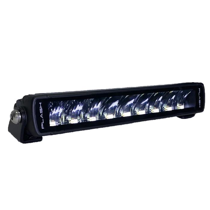 PLASH LIGHTING SRX2-Series Single Row LED - 10" - Light Bar - Black Housing