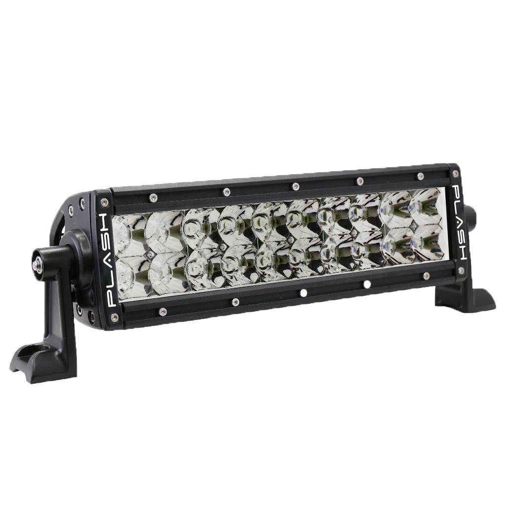 Plashlights 10" XX-Series LED Light Bar - Marine Black (5W) - Combination Beam Pattern - Black DuPont Coating