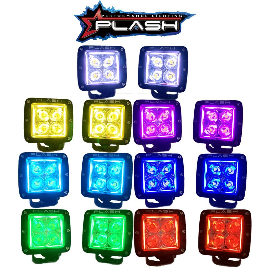 Cube Light - RGB Back Lit - Pair