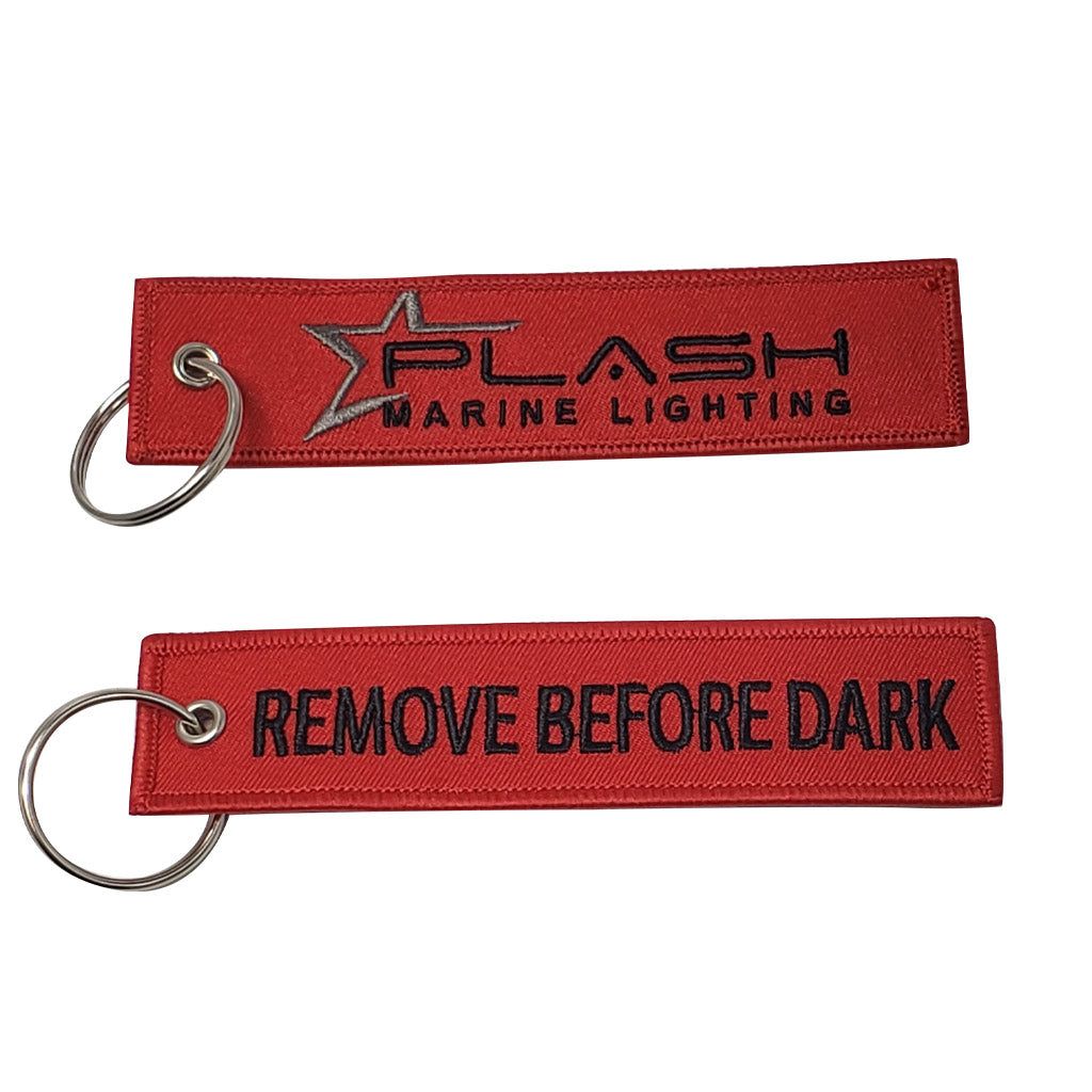 Embroidered Double Sided Flight Key Chain