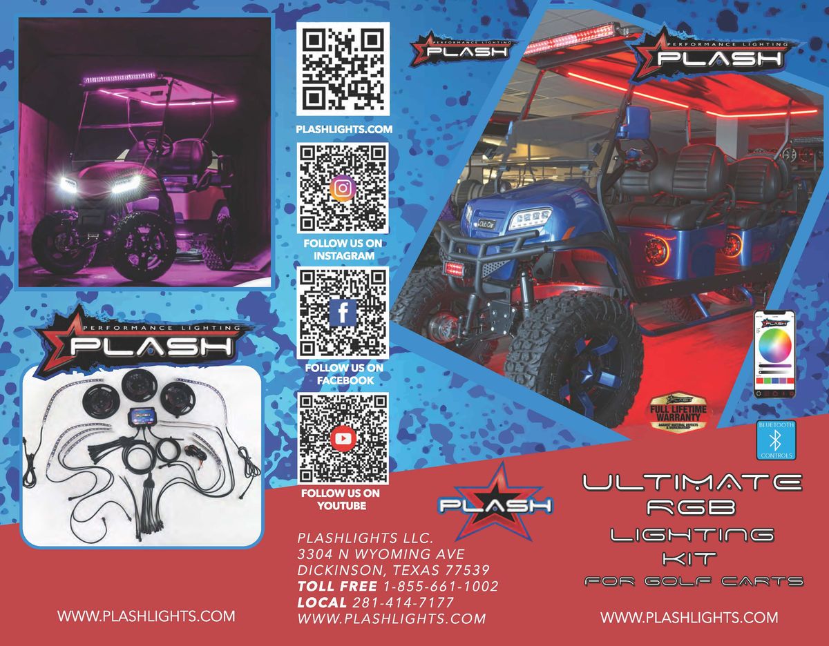 Golf Cart Lighting Kit - Trifold Flyer