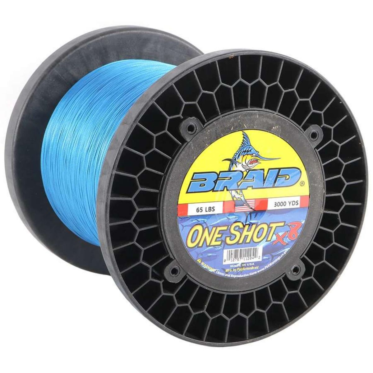 Playaction Braid One Shot Solid Braided Line (3000 yd Spools)