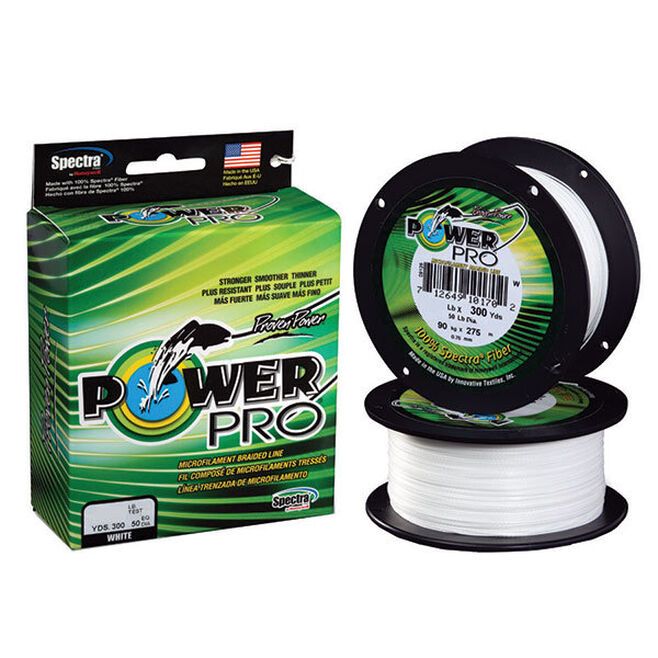 Power Pro 21100100500W Spectra Braid (10lb., 500yds.) - White