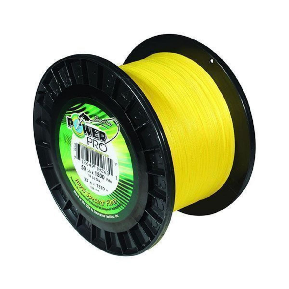 Power Pro 21100800500Y Spectra Braid (80lb., 500yds.) - Hi-Vis Yellow