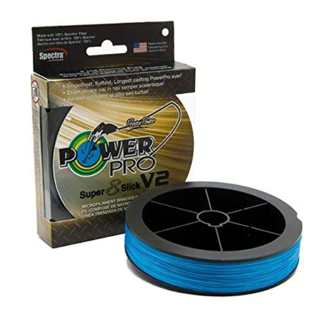 PowerPro Super 8 Slick V2 Braided Fishing Line (150 yd Spools)