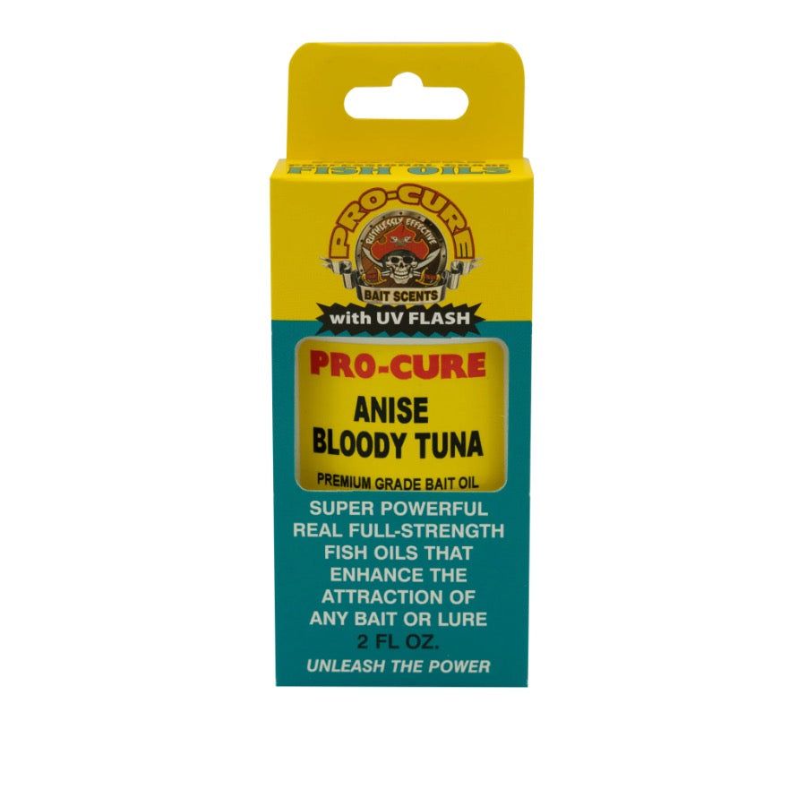 PRO-CURE ANISE BLOODY TUNA BAIT OIL 2OZ