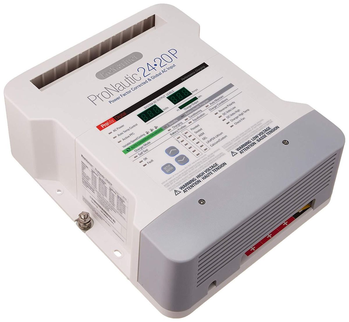 ProMariner ProNautic 2420P 24V 20 Amp 3 Bank Battery Charger