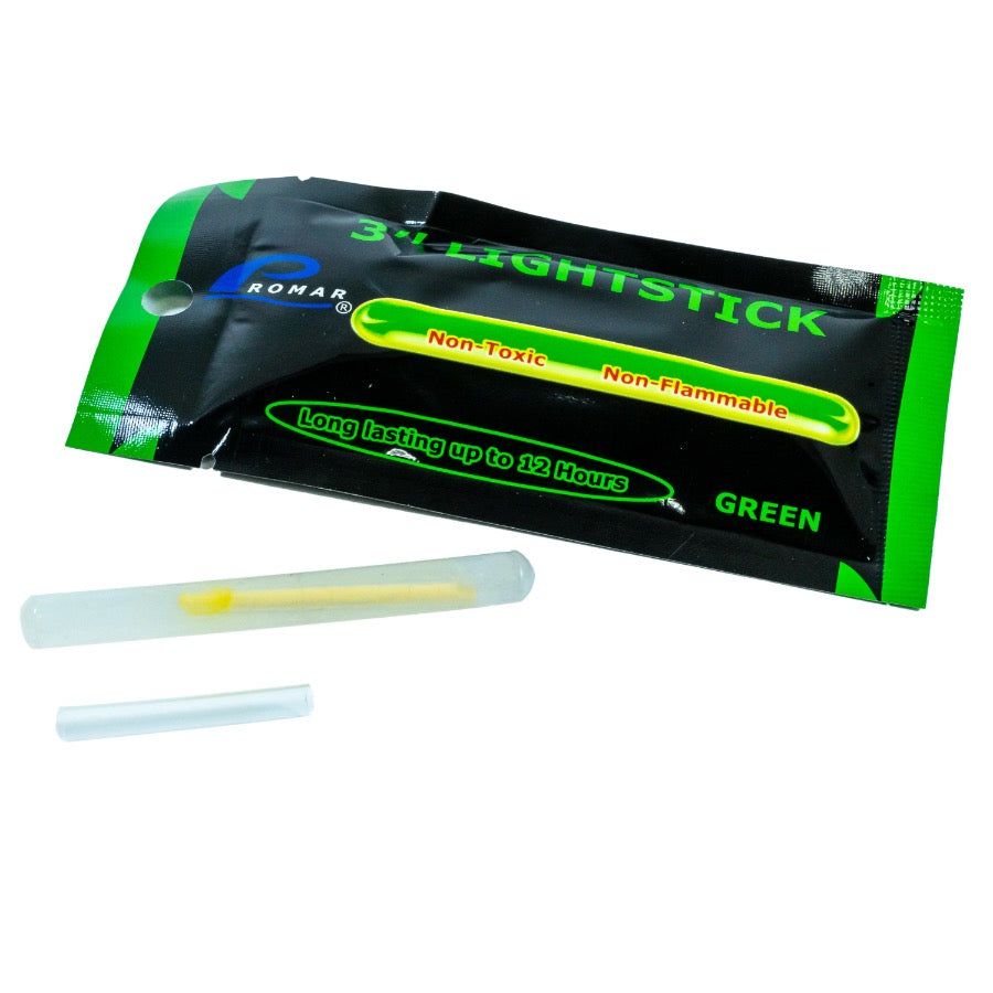 PROMAR 1.5” GREEN LIGHT GLOW STICK 3 PACK