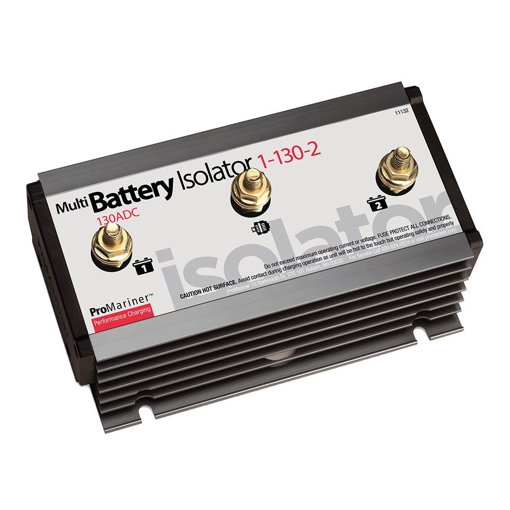 ProMariner Battery Isolator 130 AMP 1 Alternator 2 Battery