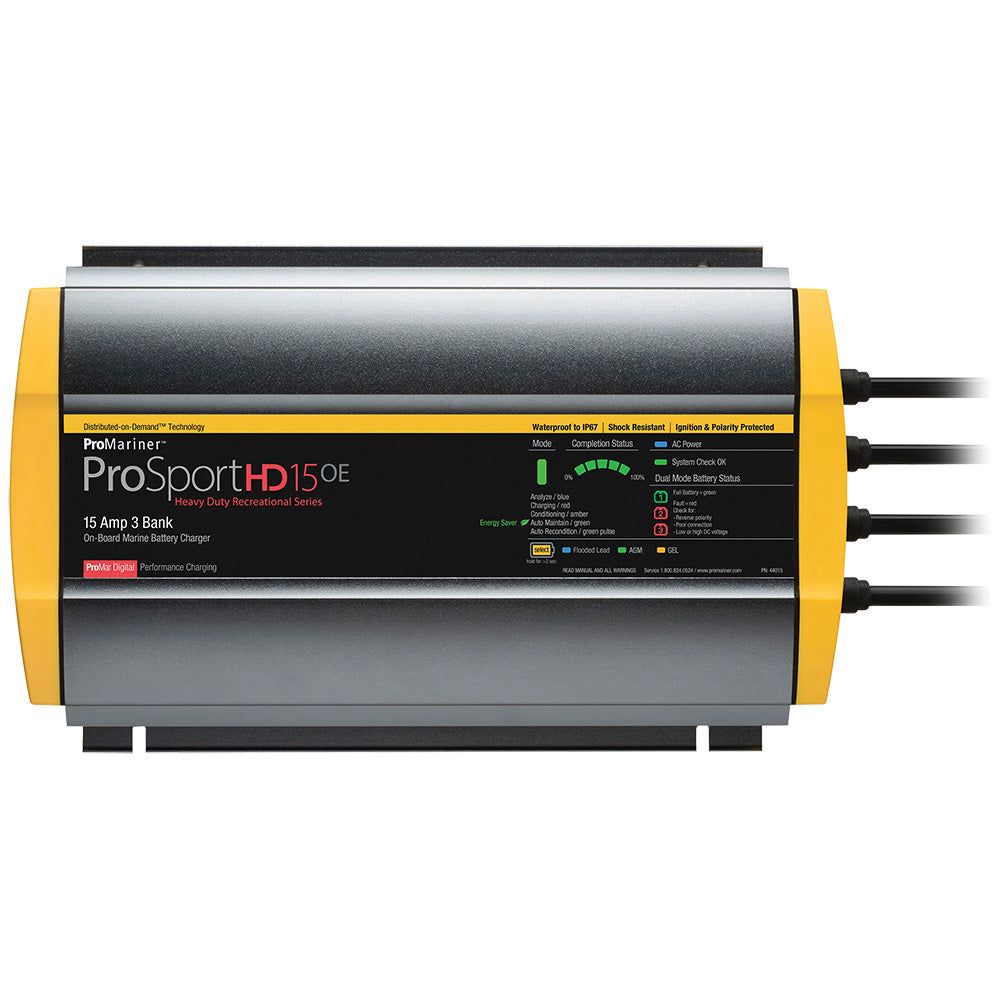 ProMariner ProSportHD 15 Gen 4 15 Amp 3 Bank Battery Charger