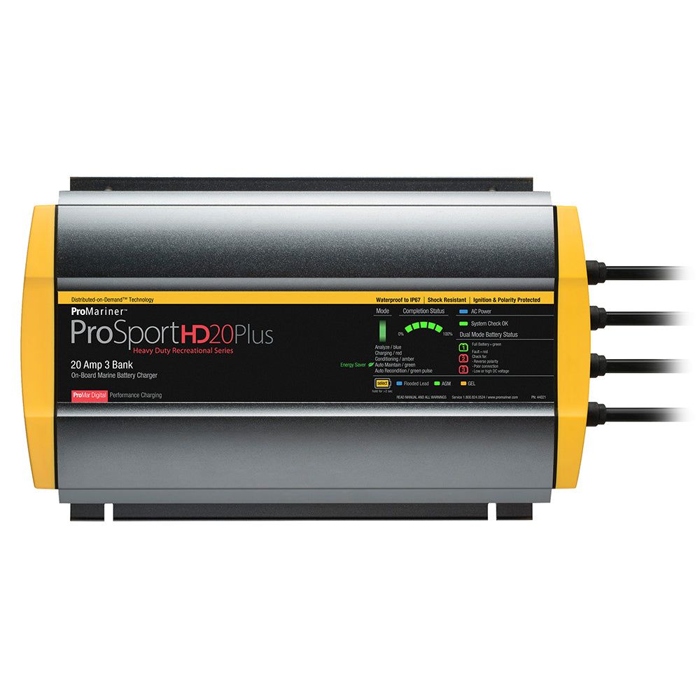 ProMariner ProSportHD 20 Plus Gen 4 20 Amp 3 Bank Battery Charger