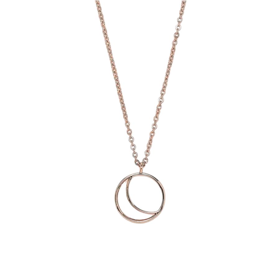 PURAVIDA OPAL CRESCENT CHARM NECKLACE