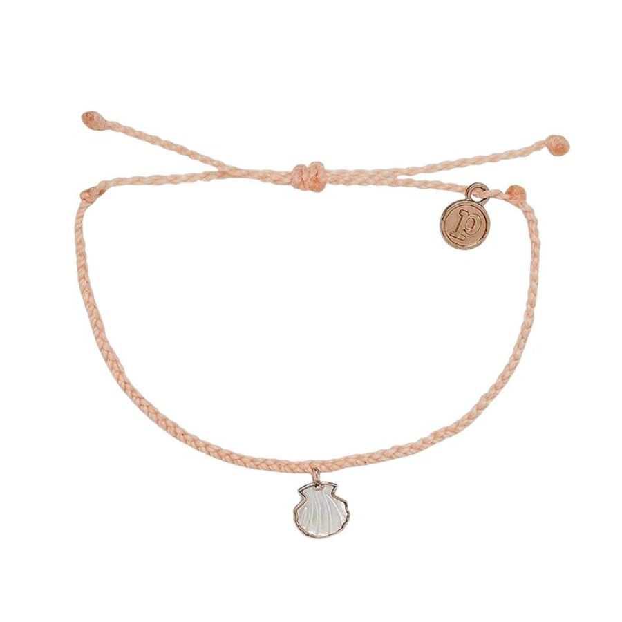 PURAVIDA REAL SHELL ROSE GOLD BLUSH BRACELET