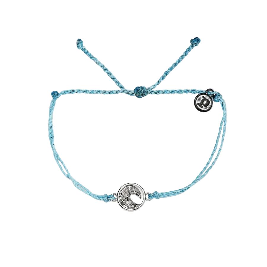 PURAVIDA SILVER SWELL CHARM BRACELET
