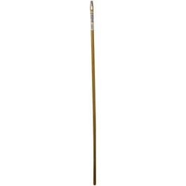 Broom Handle With Metal Ferrule, Hardwood, 60-In.