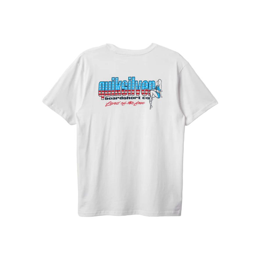 QUIKSILVER FREEDOM PIN UP TEE