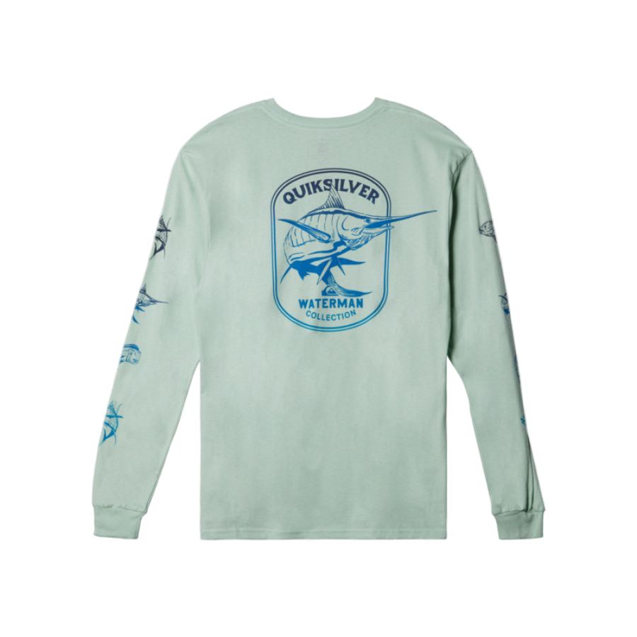 QUIKSILVER HEAVY MARLIN LOGO LONG SLEEVE T-SHIRT