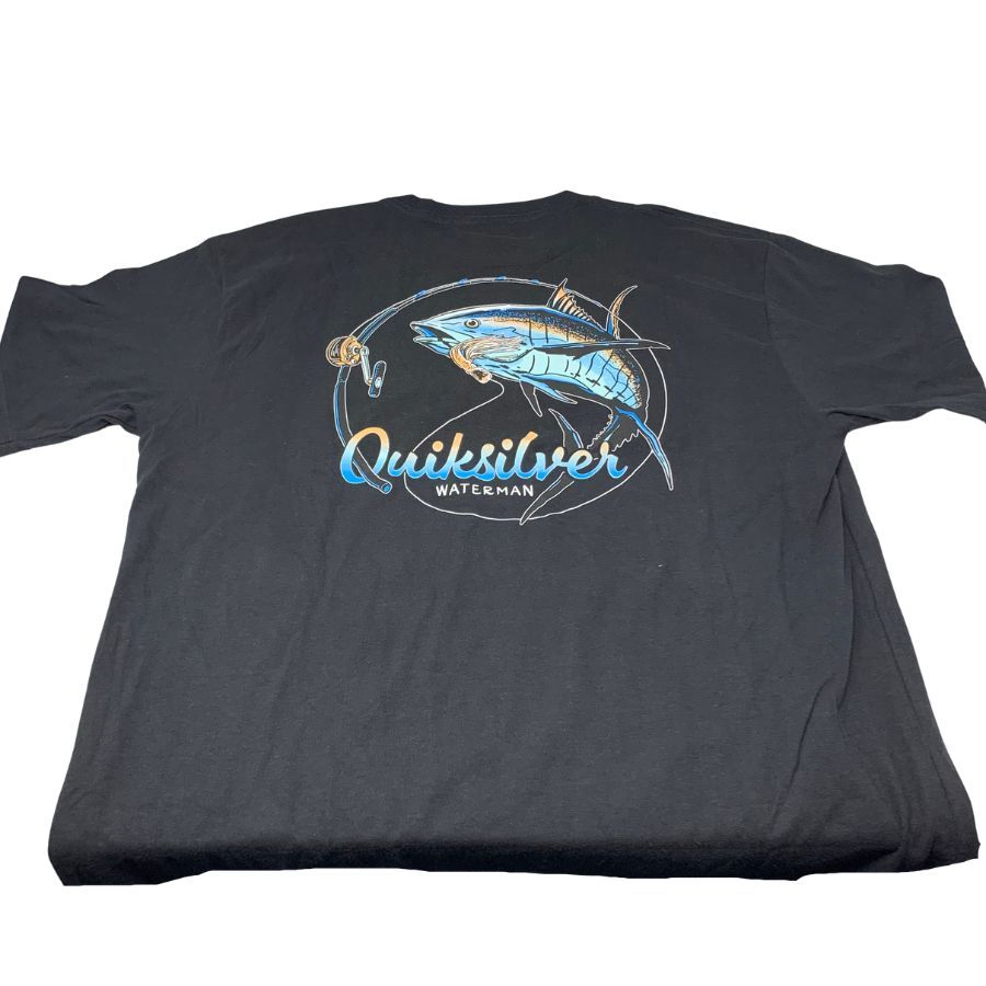 QUIKSILVER WATERMAN FISH ON T-SHIRT
