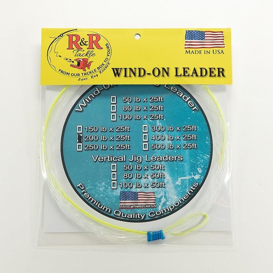 R&R 25-Foot Monofilament Wind-on Leader