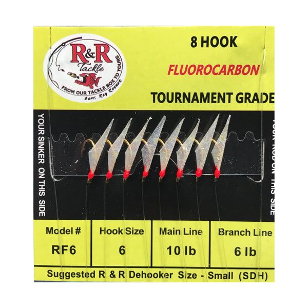R&R Tackle Fluorocarbon Bait Rig - Size 6
