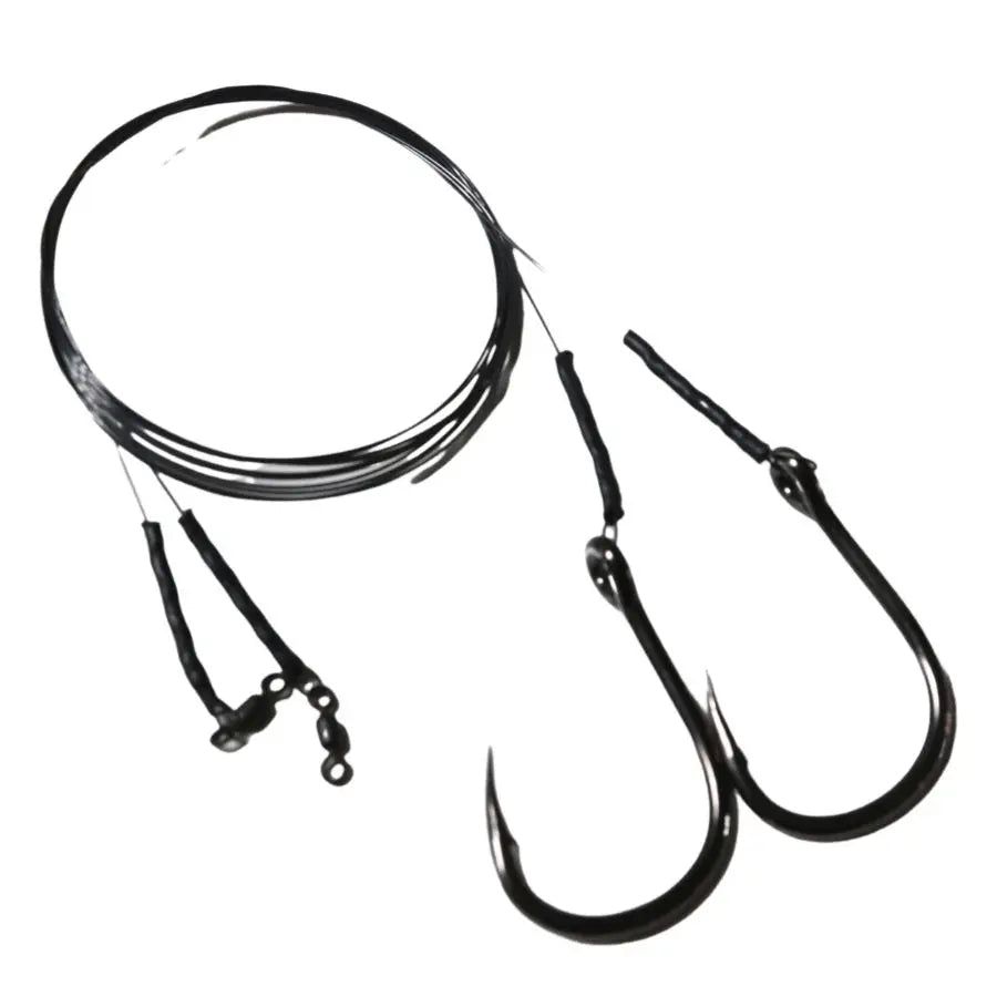 R&R TACKLE J HOOK TITANIUM LEADERS 2 PACK