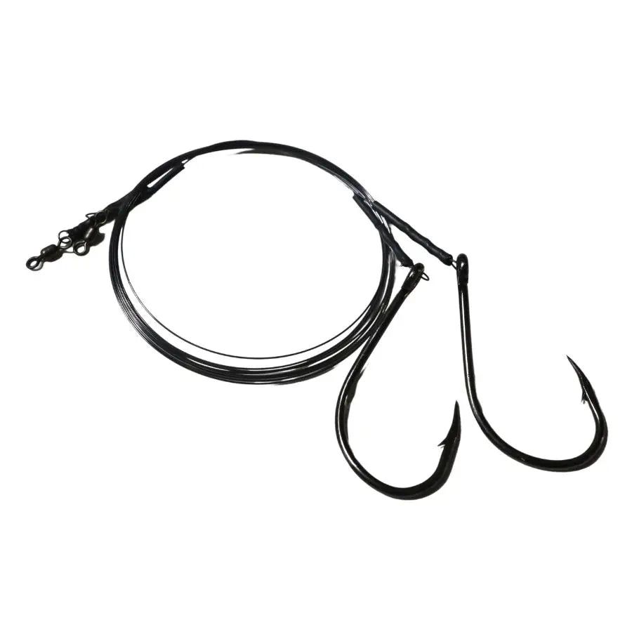 R&R TACKLE J HOOK TITANIUM LEADERS 2 PACK