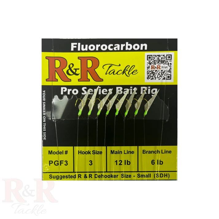 R&R TACKLE PGF3 Fluorocarbon Bait Rig